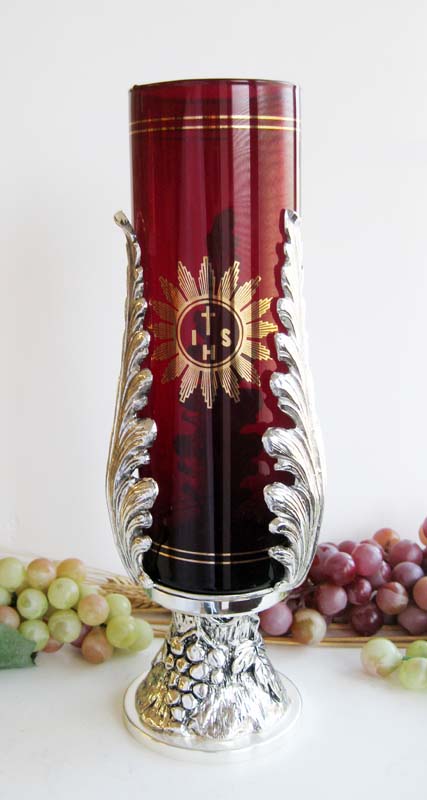 Holy table lamp art. Er 308 A. Base with grapes and leaves